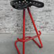 Tabouret bar vintage acier siège de tracteur