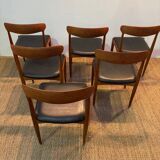 Samcom Scandinavian Teak Chair Set