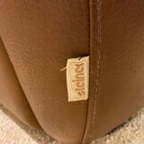 Sofa club light brown leather Steiner