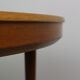 Swedish walnut dining table by B. Fridhagen for Bodafors, 1960s