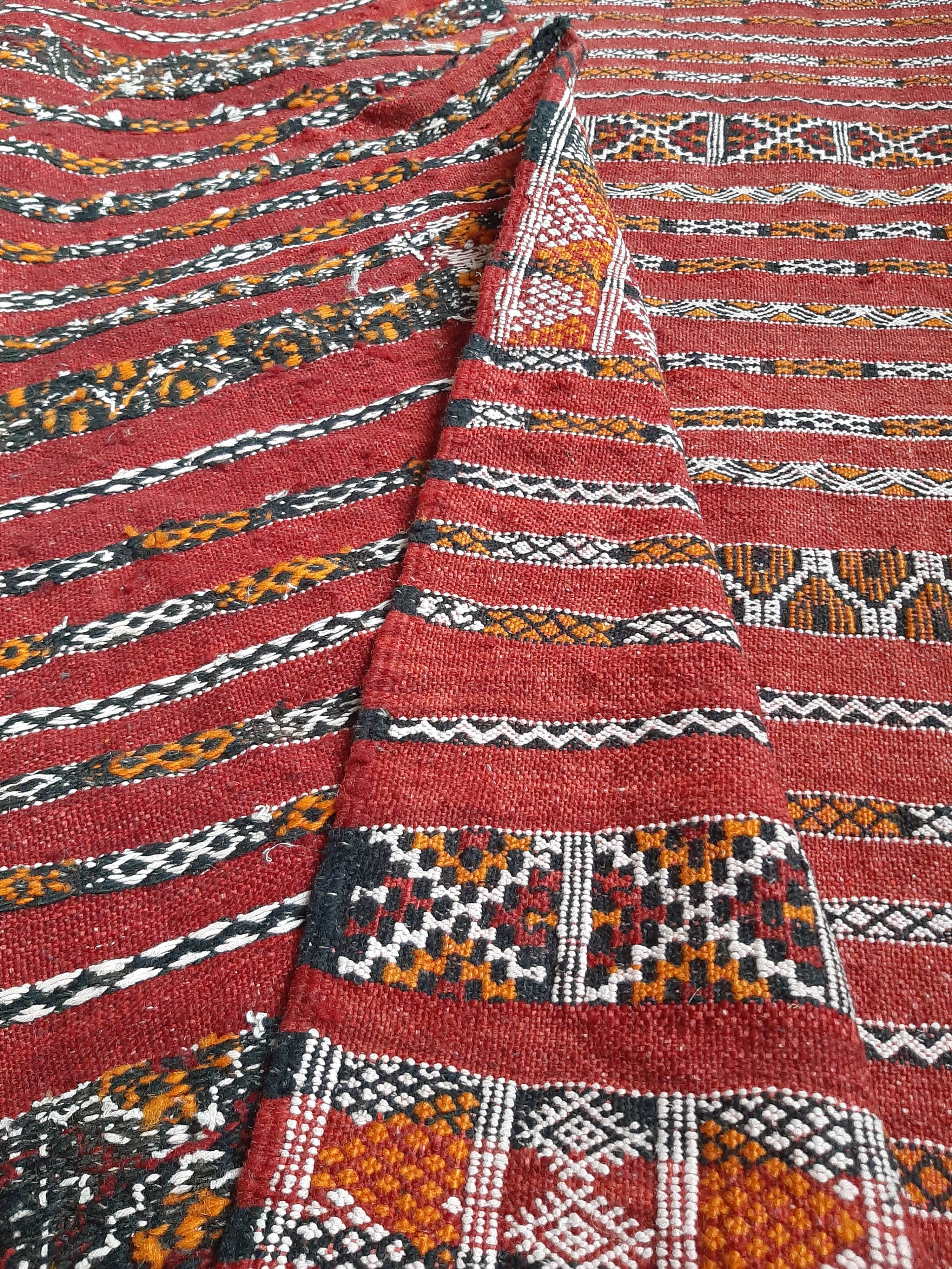 Carpet kilim berbere, 133x200 cm
