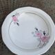 Lot de deux plats en porcelaine art deco, limoges france, BRB, fleurs roses