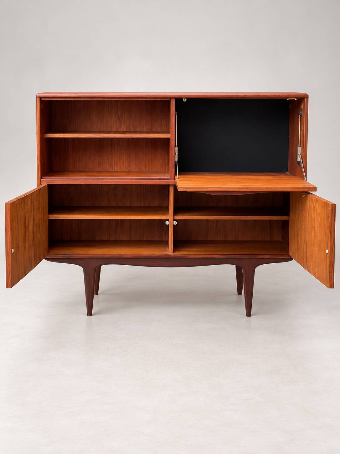 Vintage teak bar cabinet – 1960s
