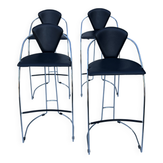 4 Post Modern Bar Stools