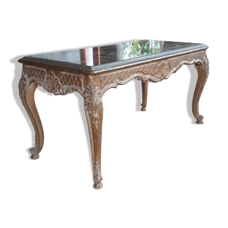 Églomisé glass coffee table