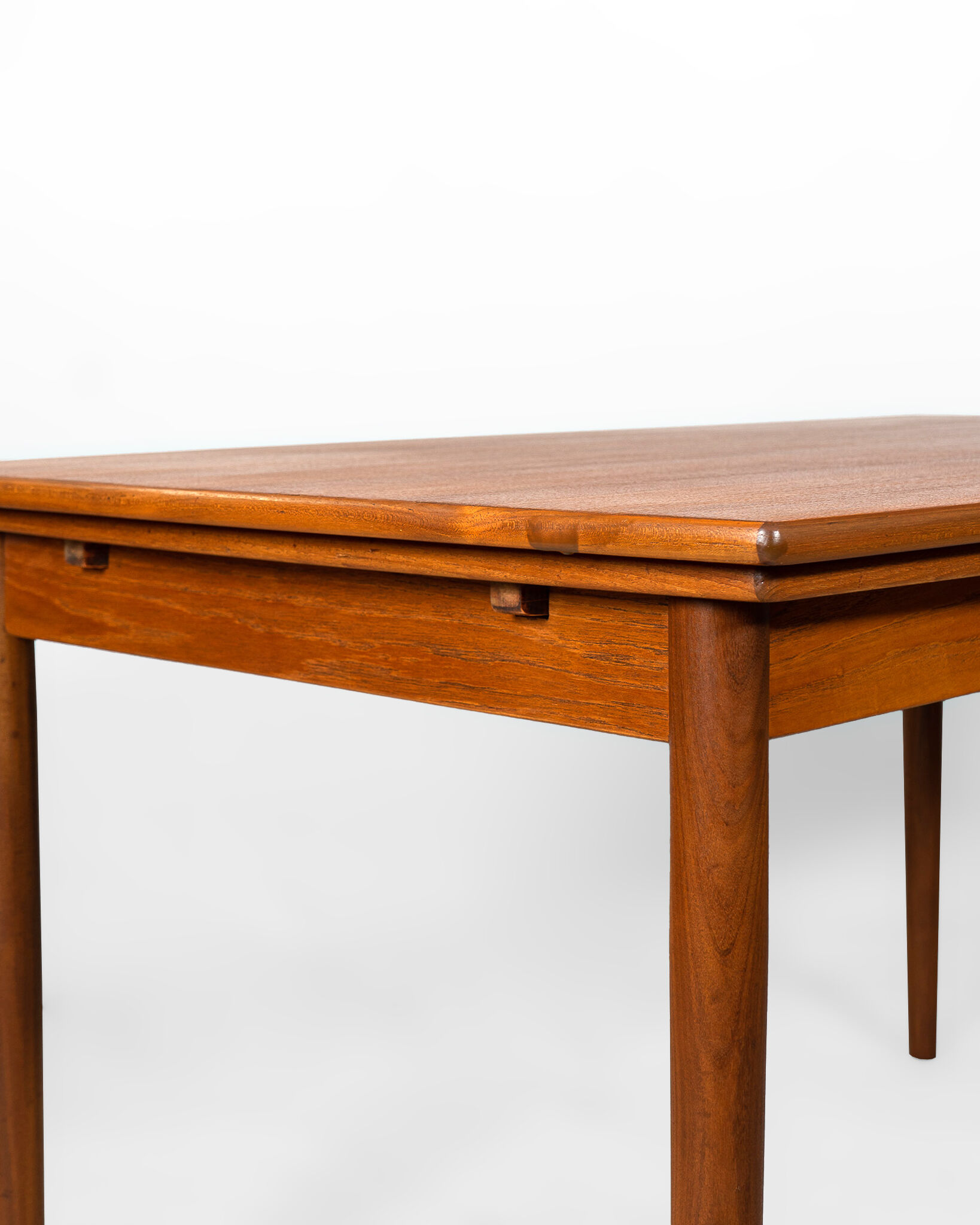 Mid Century Scandinavian Extendable Dining Table made of teak, Denmark, circa 1970