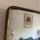 Vintage mirror 1930 triptych barber hairdresser - 30 x 78 cm