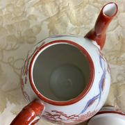 Antique Japanese porcelain teapot