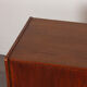 Oak sirdeboard with yellow and black drawers by Jiri Jiroutek, 1960