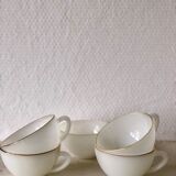 Set of 5 cups Arcopal model Harlequin