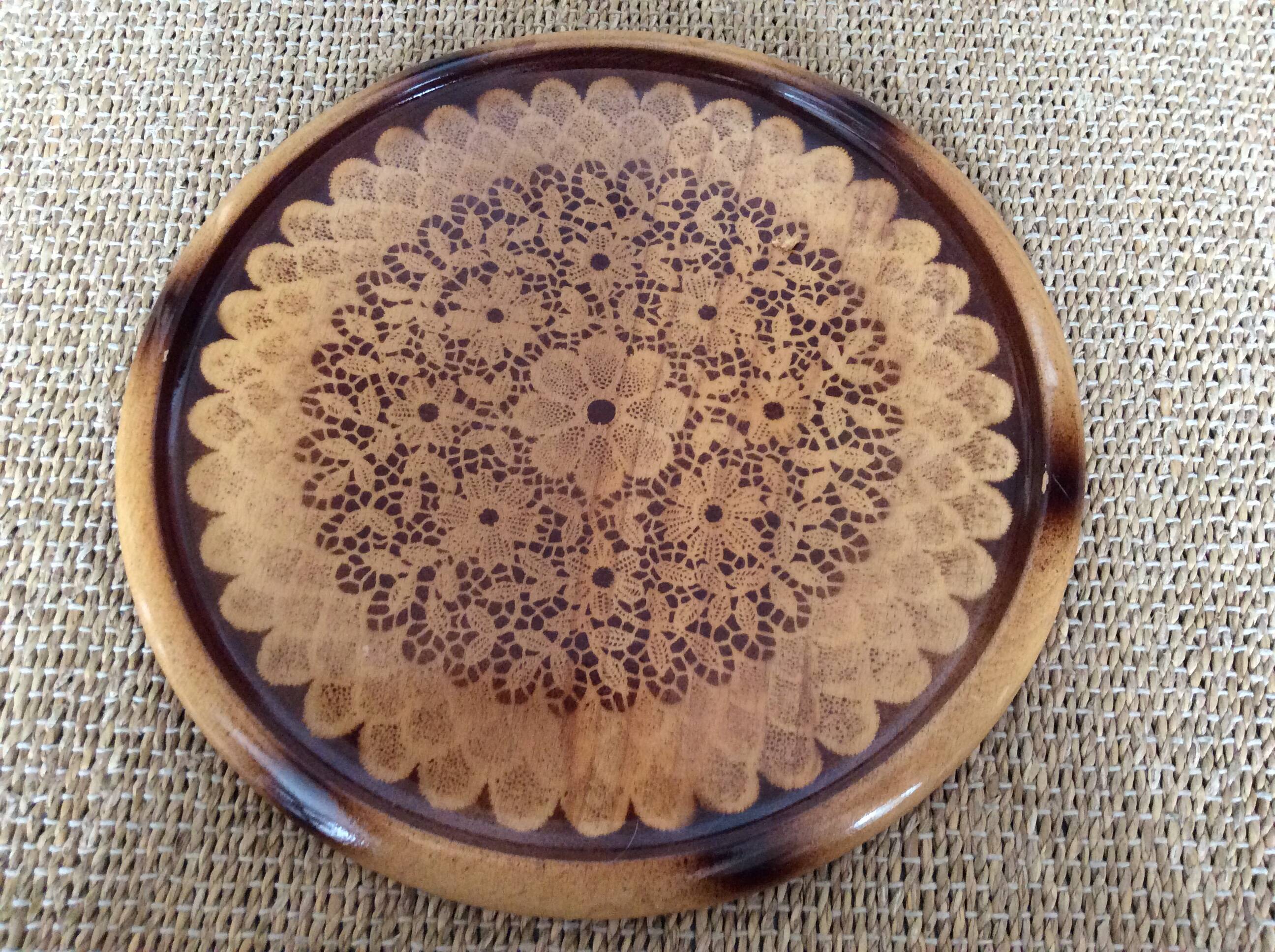 Wooden tray