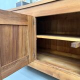 1950s Brutalist Sideboard in Solid Elm
