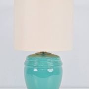 Table Lamp in Mint Porcelain from Laura Ashley, 1980s