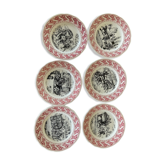 Desert plates Gien