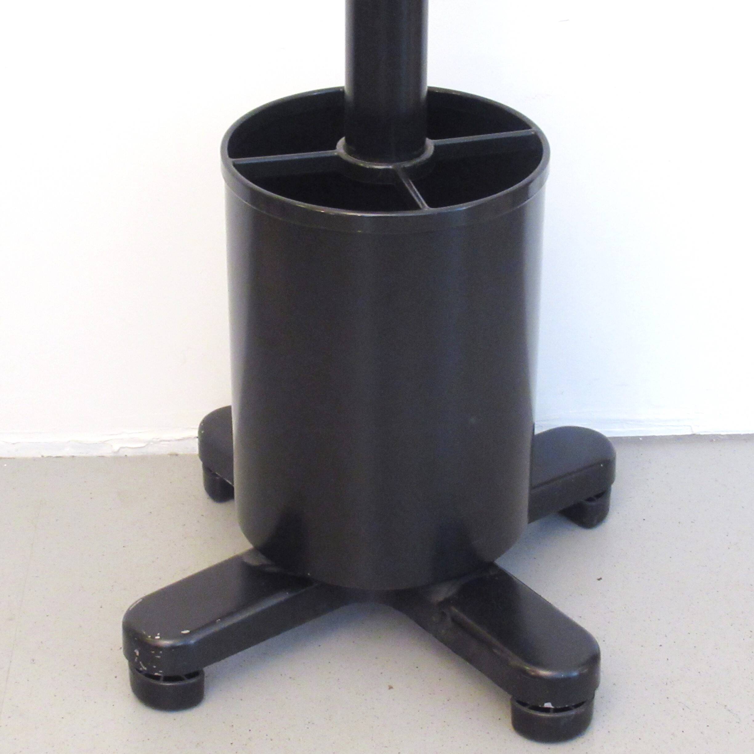 Ettore Sottsass Olivetti black Synthesis coat rack 1973