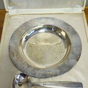 Christofle – Service à bouillie / porridge en métal argenté – Coffret d’origine –
