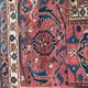 Tapis ancien Beshir afghan fait main 197x396 cm