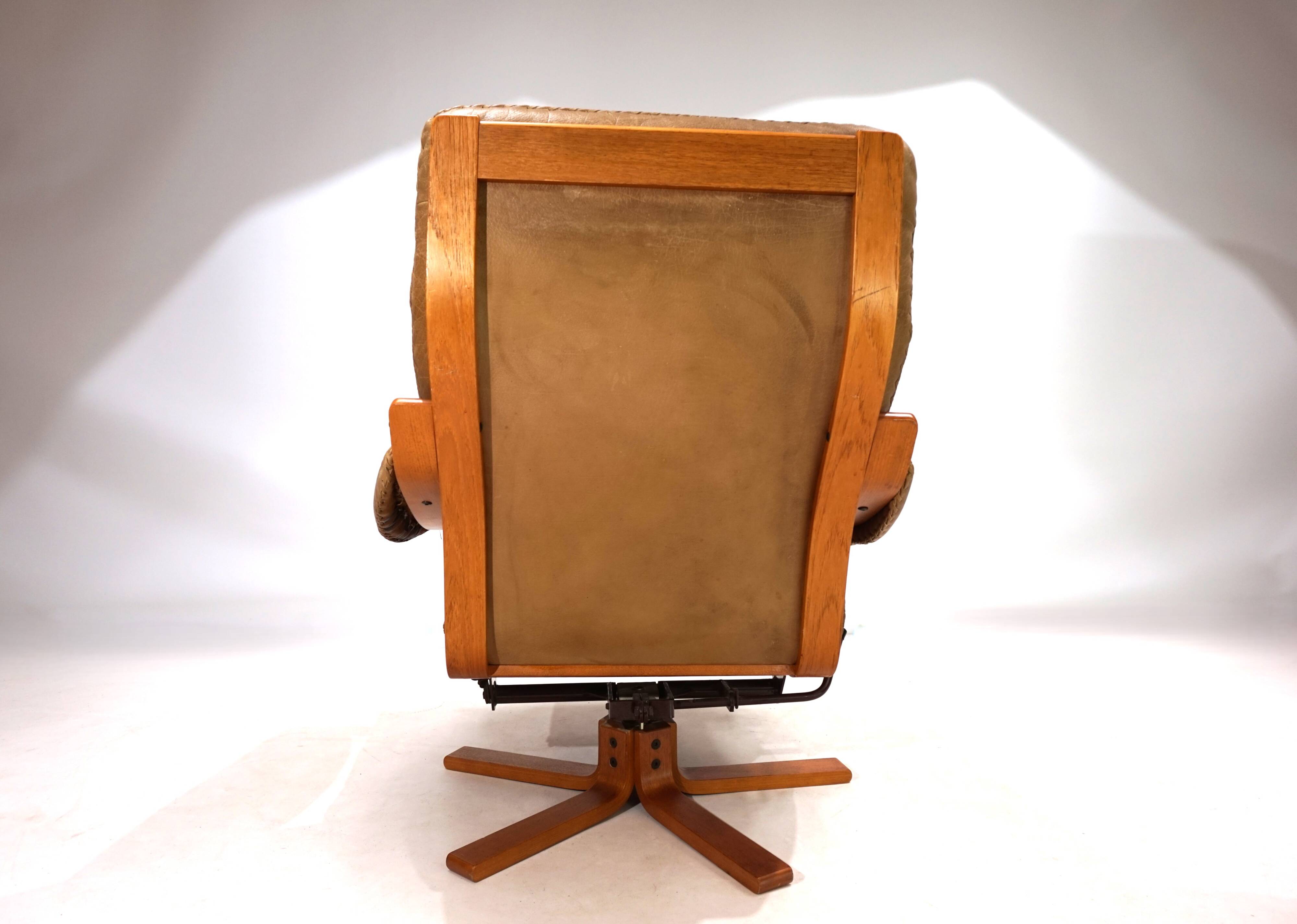 P. Schultz & Co. Denmark leather armchair, 1960