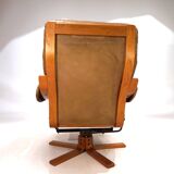 P. Schultz & Co. Denmark leather armchair, 1960