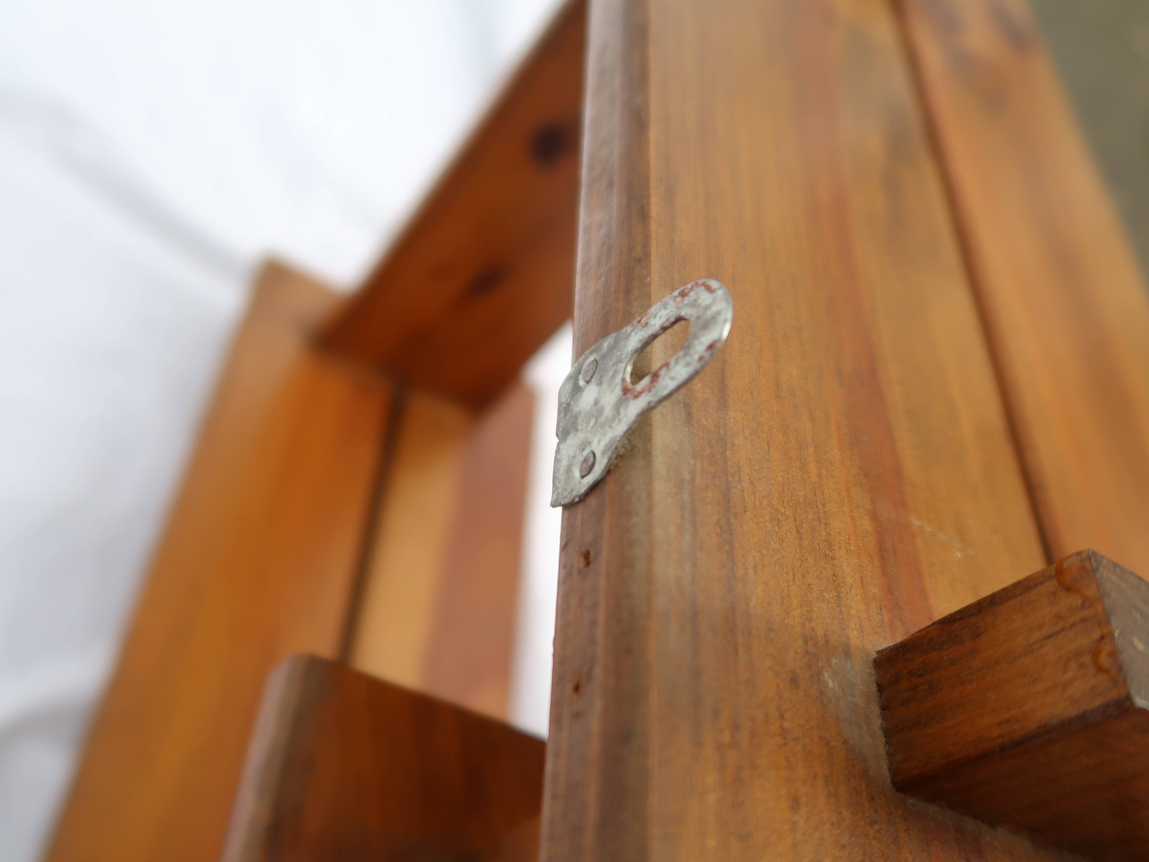 Vintage solid pine wall shelf