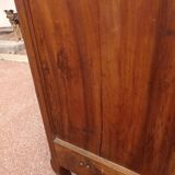 18th century crossbow chest of drawers, stamped
