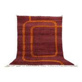 Tapis en laine pure fait main traditionnelle taille 2,5/1,5 m