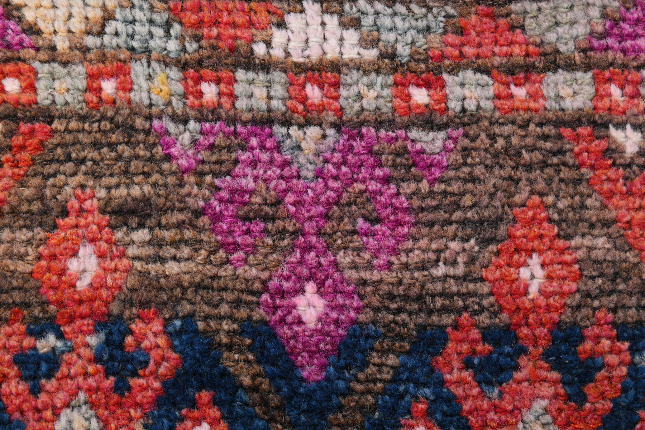 3x9 Vintage Antique Runner Rug, 76x283Cm