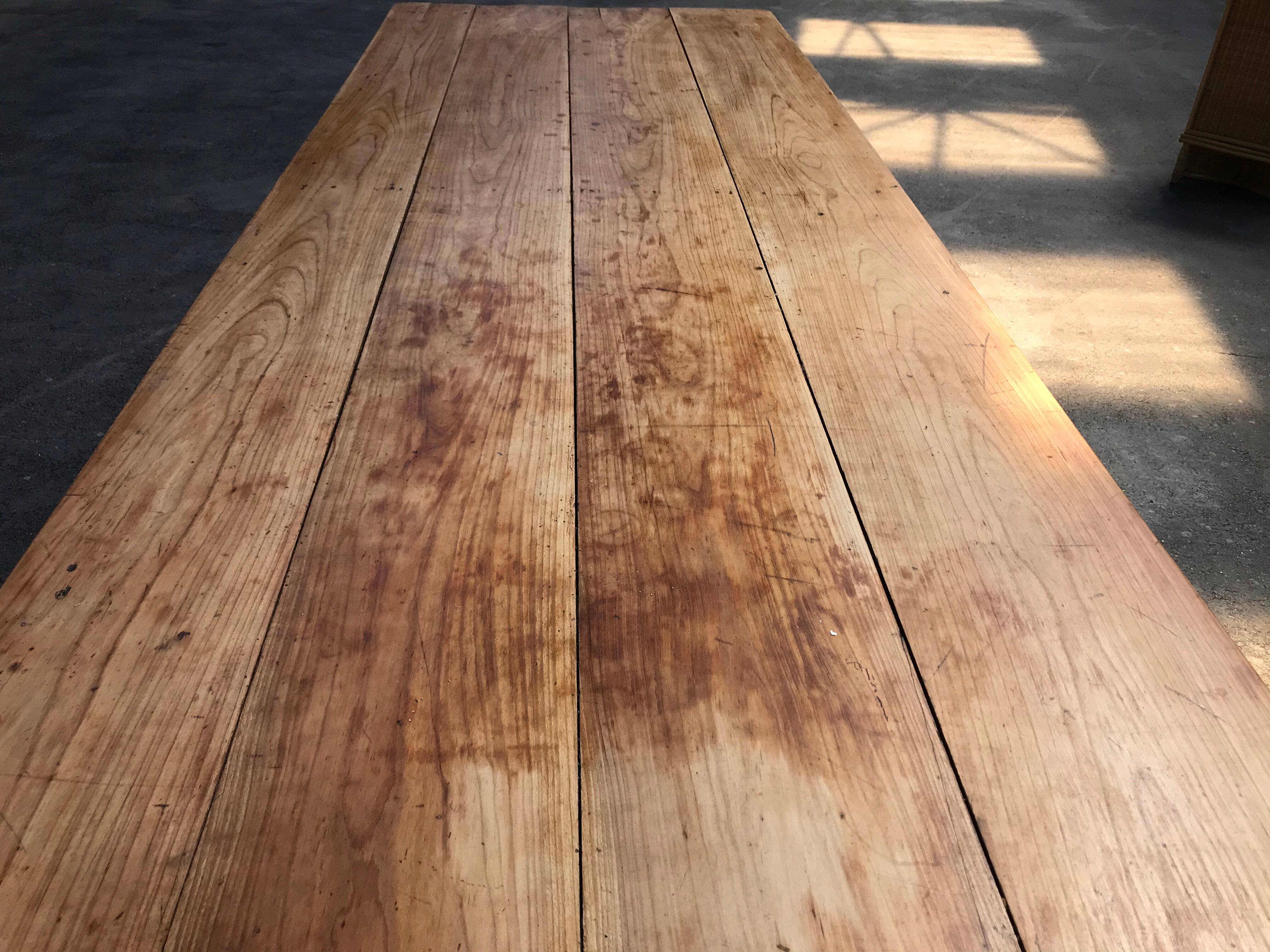 Louis Philippe farm table at 6 feet