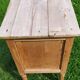 Old wooden nightstand
