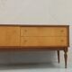 Sideboard wood and brass, 50's