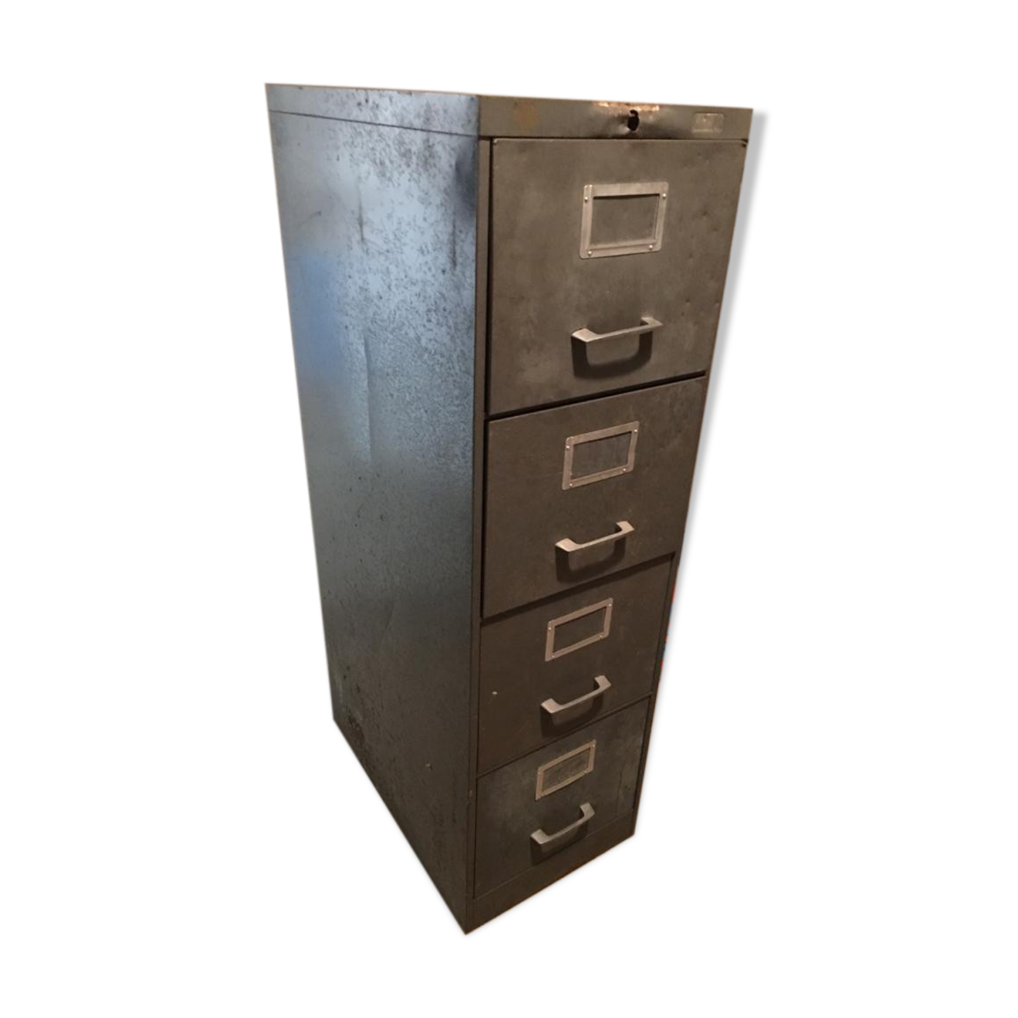 Grey metal furniture