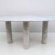 Mario Bellini Italian Carrara Marble Oval Dining Table for Cassina, 70s