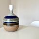 Handmade stoneware ceramic table lamp by Marianne Starck for Michael Andersen, Bornholm, Denmark, 1960s