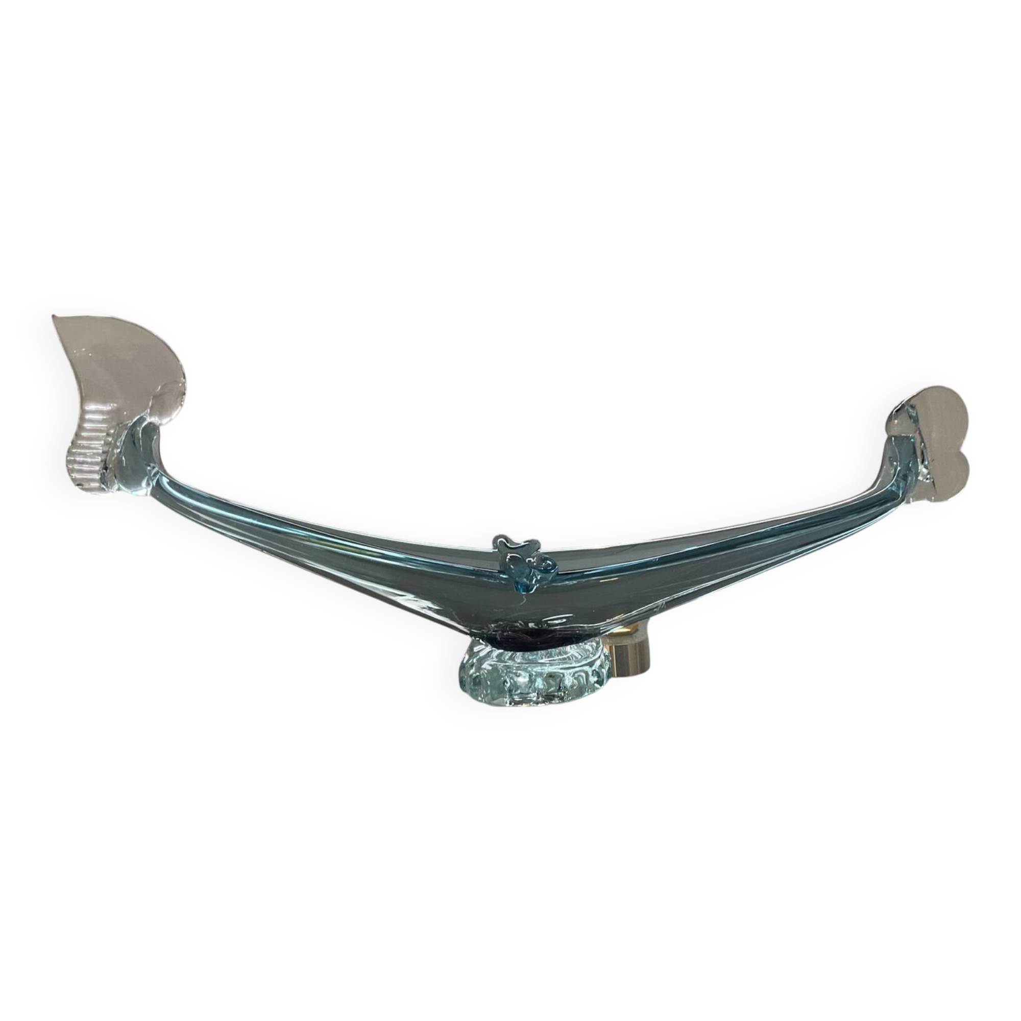 Vintage Murano gondola glass paste pocket emptier