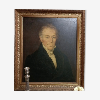 School of the early nineteenth, oil portrait "aristocrat" in the 1830s