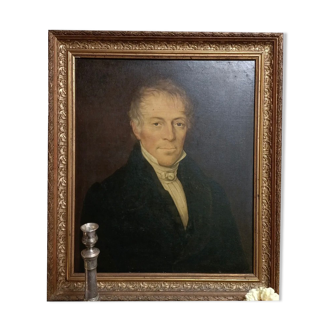 School of the early nineteenth, oil portrait "aristocrat" in the 1830s