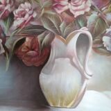 Oil painting bouquet of flowers 60x50 cm