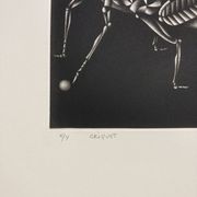 Mario avati (1921-2009), criquet, manière noire, 1970