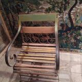Garden armchair of the 19th century