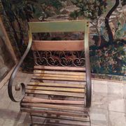 Garden armchair of the 19th century