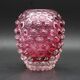 Extraordinary Pink Barovier e Toso Bugnato Vase