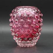 Extraordinary Pink Barovier e Toso Bugnato Vase