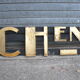 Sign art deco surgeon dentist