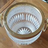 Old crystal champagne bucket