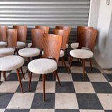 Set of 14 Baumann bistro chairs