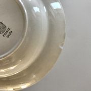Set of 6 mismatched hollow plates Digoin Sarreguemines and Lunéville 40s