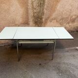 Green formica table, 1970