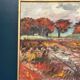 Original Swedish Oil on Panel – “Autumn” (1988) by Margit Birgersson – Vintage & Framed