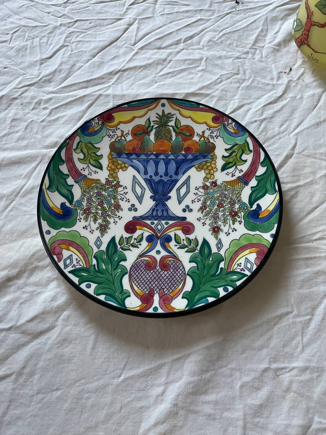 Spanish faience plate