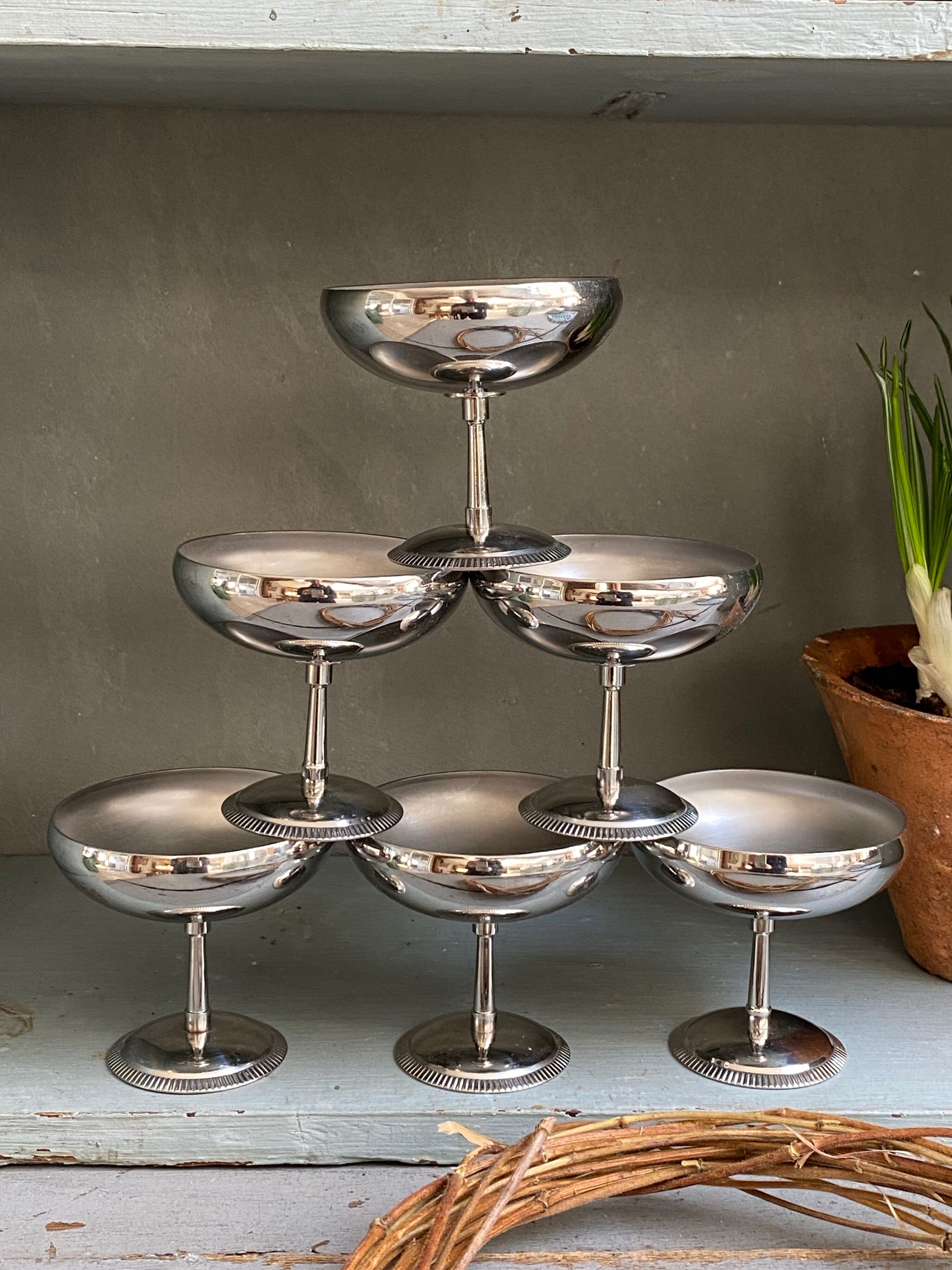 Letang 18/10 stainless steel sorbet cups